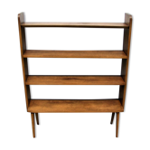 Compass foot library shelf