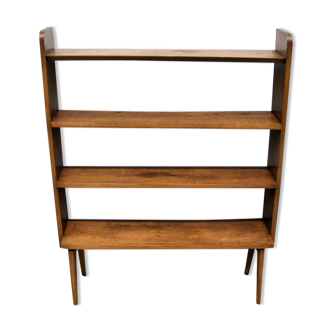 Compass foot library shelf