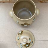 Old sarreguemines soup tureen nadege model ceramic beige vintage