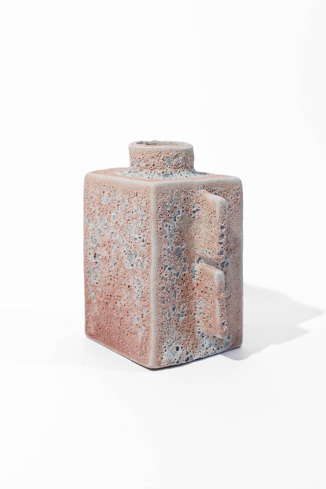 Ceramic Vase Cuubik - Small Lichen