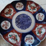 5 IMARI PLATES JAPAN 19th century scalloped floral motifs, FUKI CHOSHUN Arita