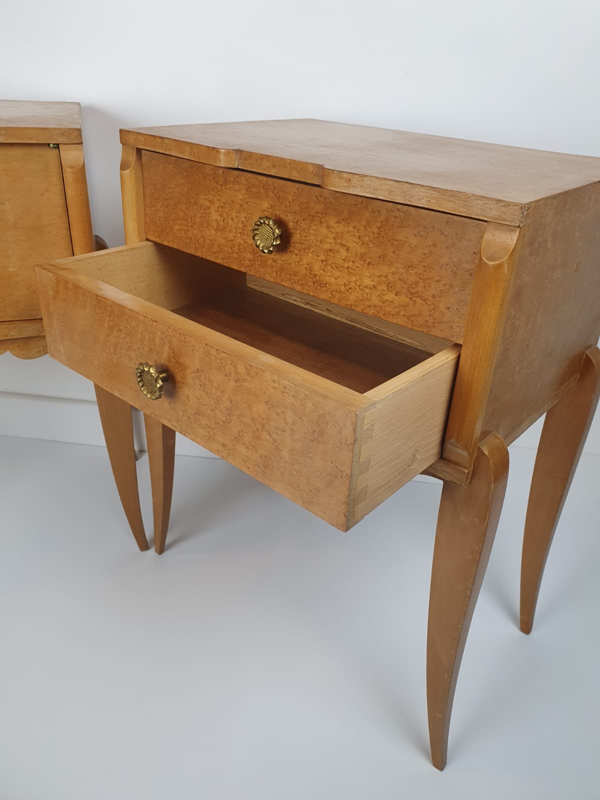 Pair of vintage bedside tables