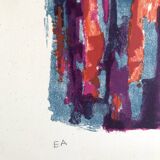 Honoré-marius bérard, gloria, 1950-51. original lithograph signed in pencil