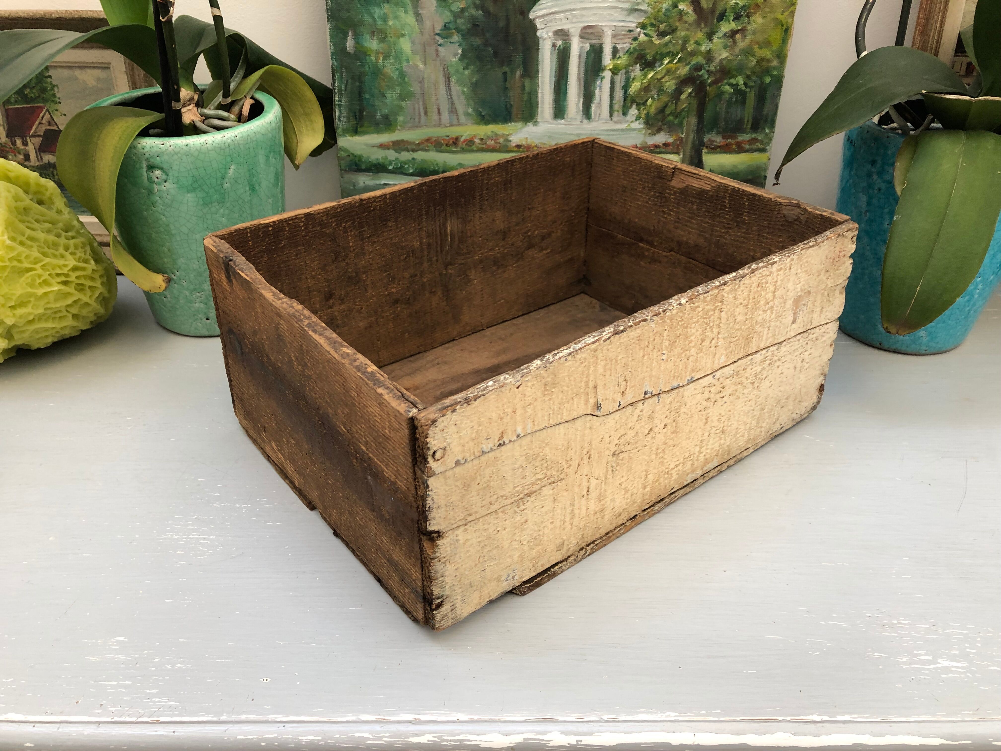 Old wooden box, industrial