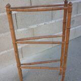 Old wooden towel rack