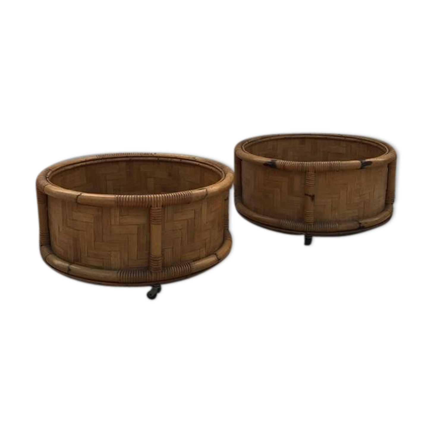 Pair of vintage plants holders