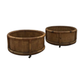 Pair of vintage plants holders