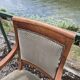 Pair of armchairs with Empire Restoration handles 1900s