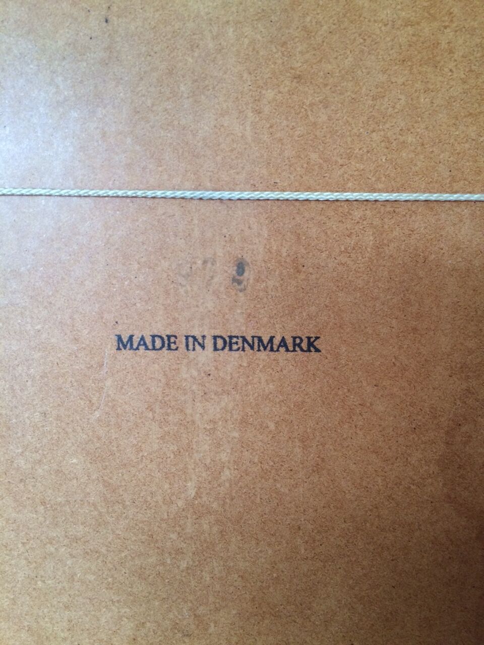 Scandinavian mirror with shelf  35x67cm