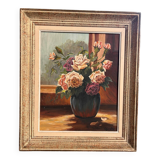 Bouquet of roses painting