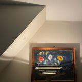 Art Deco metal floor lamp