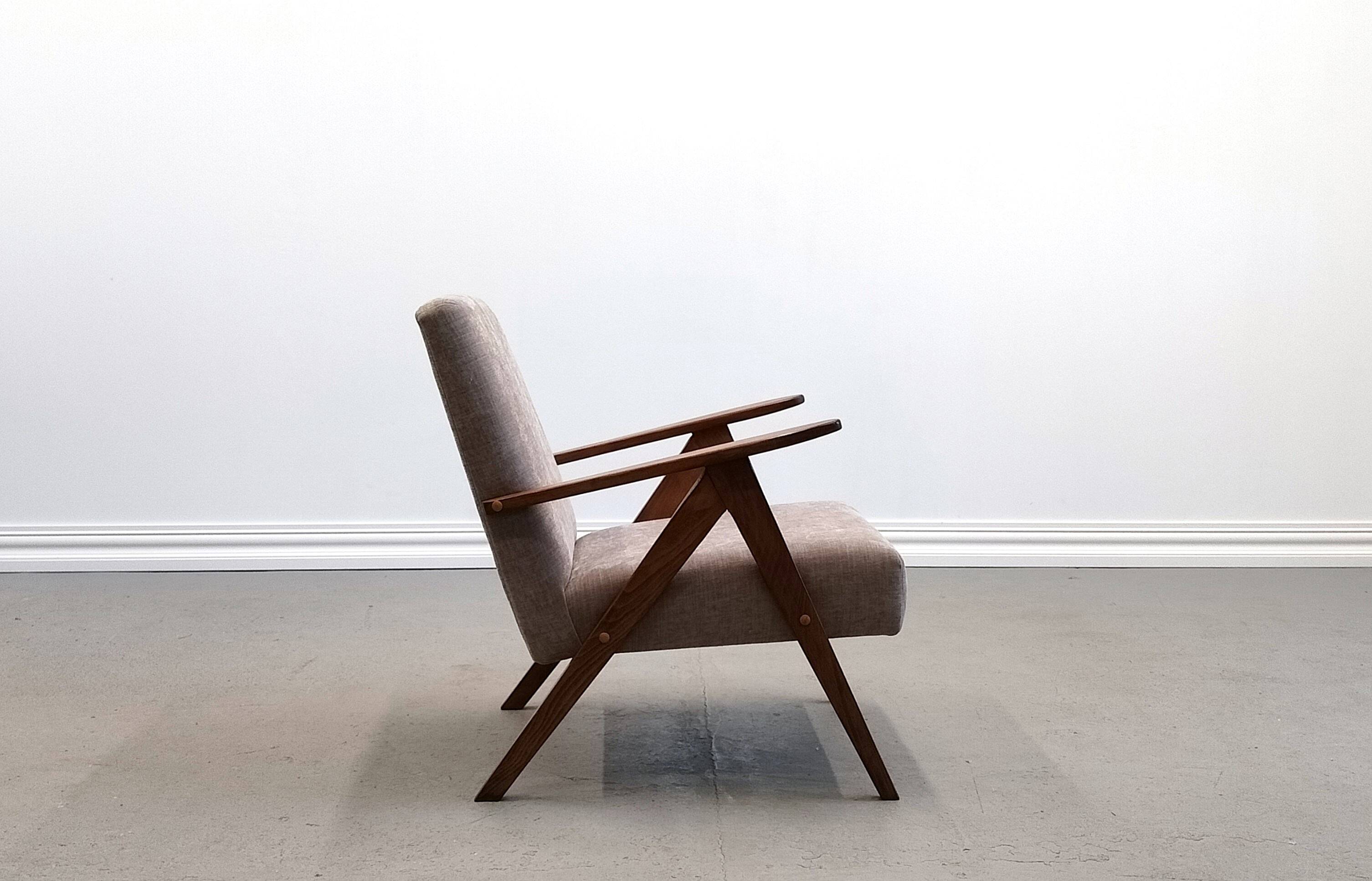 1960 Mid Century Easy Chair Model B 310 Var in Gray