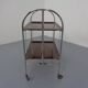 Vintage Optic Rosewood Pressalit Tea Cart, 1970s