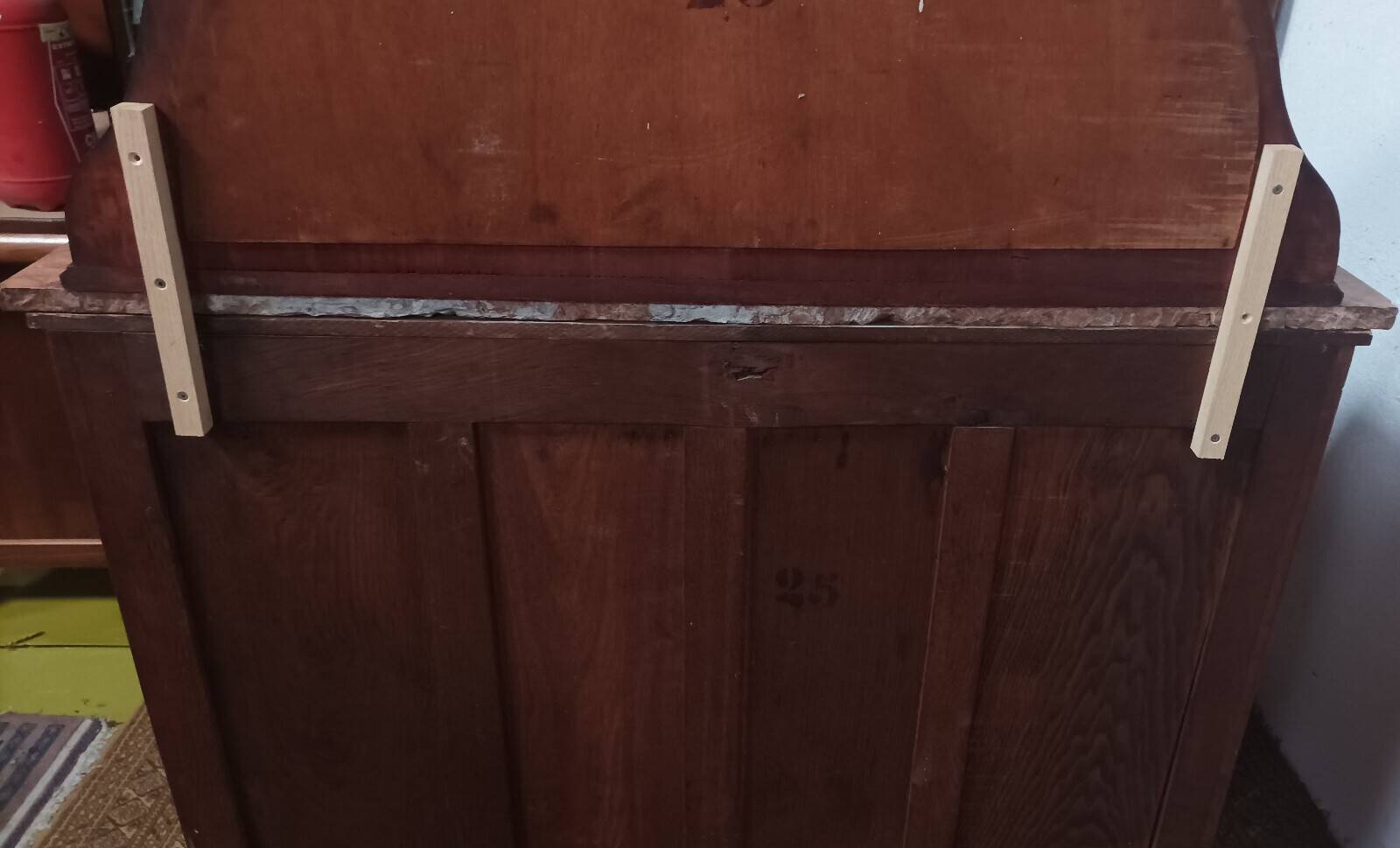 Art Deco walnut burl buffet