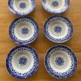 6 Jules Vieillard Bordeaux soup plates