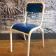 Vintage formica blue children's chair