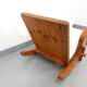 Brutalist rocking chair "sled" vintage