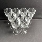 9 verres à porto cristal – Goût Lalique