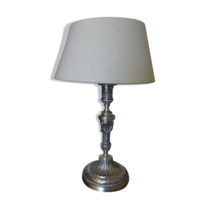 Lampe bougeoir en bronze