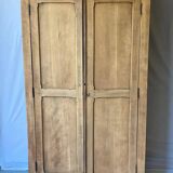 Renovated Parisian wardrobe in raw solid wood