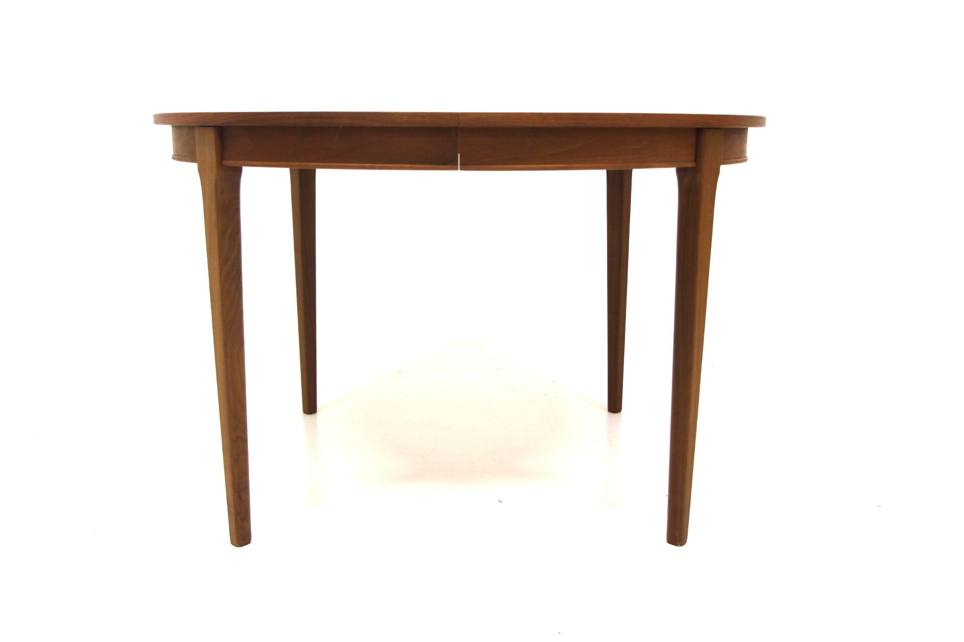 Scandinavian walnut dining table, Sweden, 1960