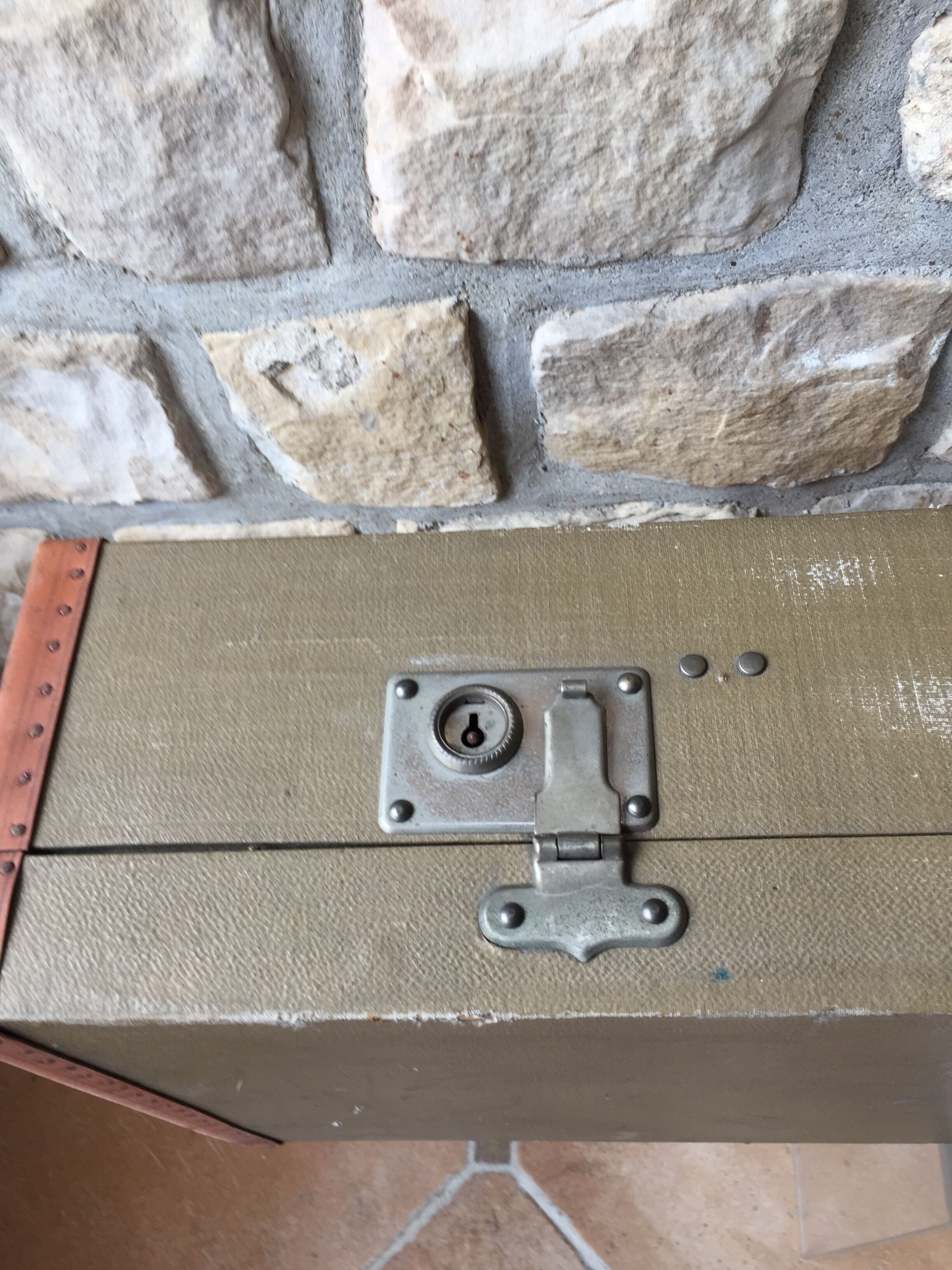 Old vintage suitcase