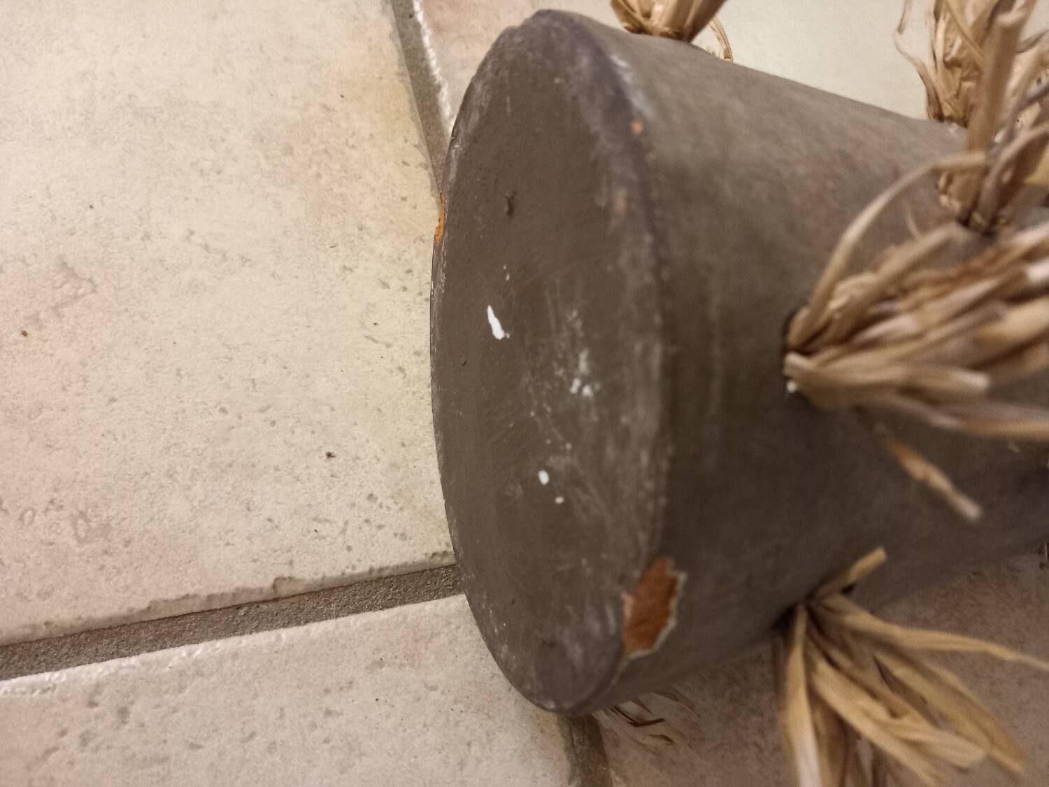 Pair of ethnic style terracotta vases