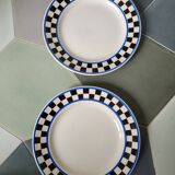 Lot de 2 assiettes à dessert Austerlitz Sarreguemines