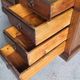 BUREAU A 9 TIROIRS EN NOYER 1900