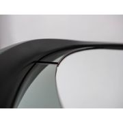 Round smoked glass wall mirror, Italy 1970s