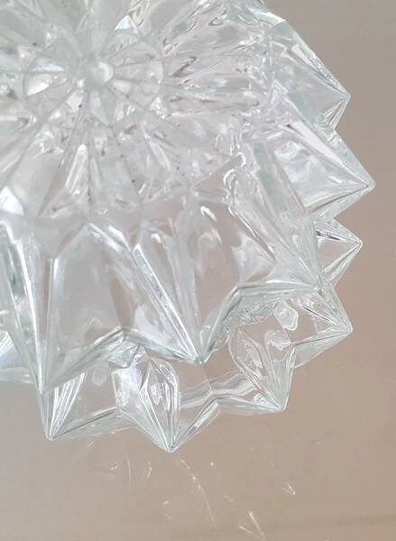 1 vintage lampshade from the 60s-70s, Diamant model in brutalist space age style.