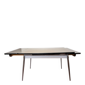 Table formica grise vintage