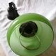 Green opaline hanging lamp