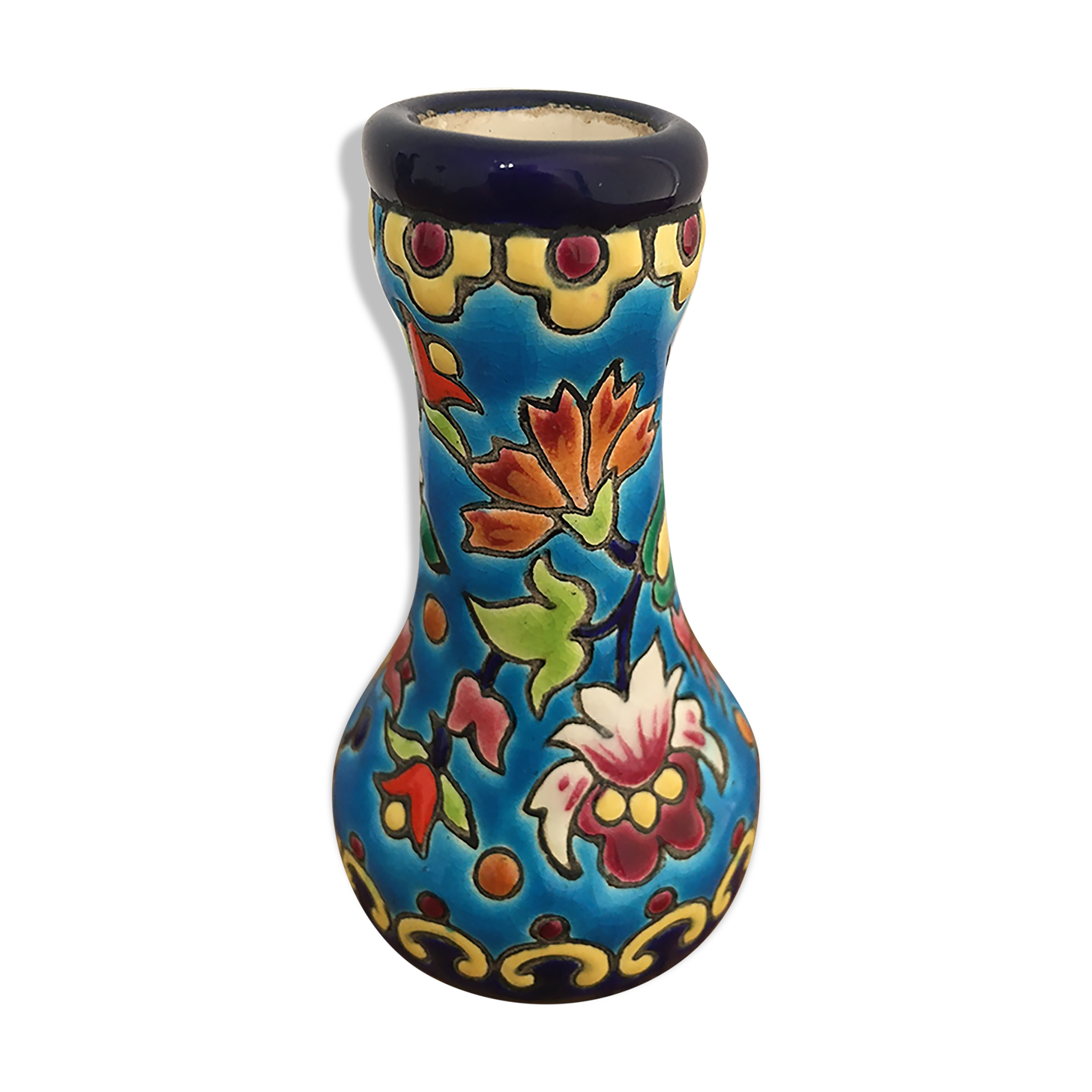 Vase miniature Longwy