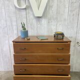 Vintage chest of drawers with conical legs