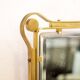 Vintage rectangular mirror in brass 1950s
