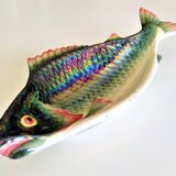 EMPTY POCKET shape of CERAMIC FISH can possibly hang vintage