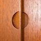 Poul Cadovius rare 3 bay wall unit with a large desk or table for Cado