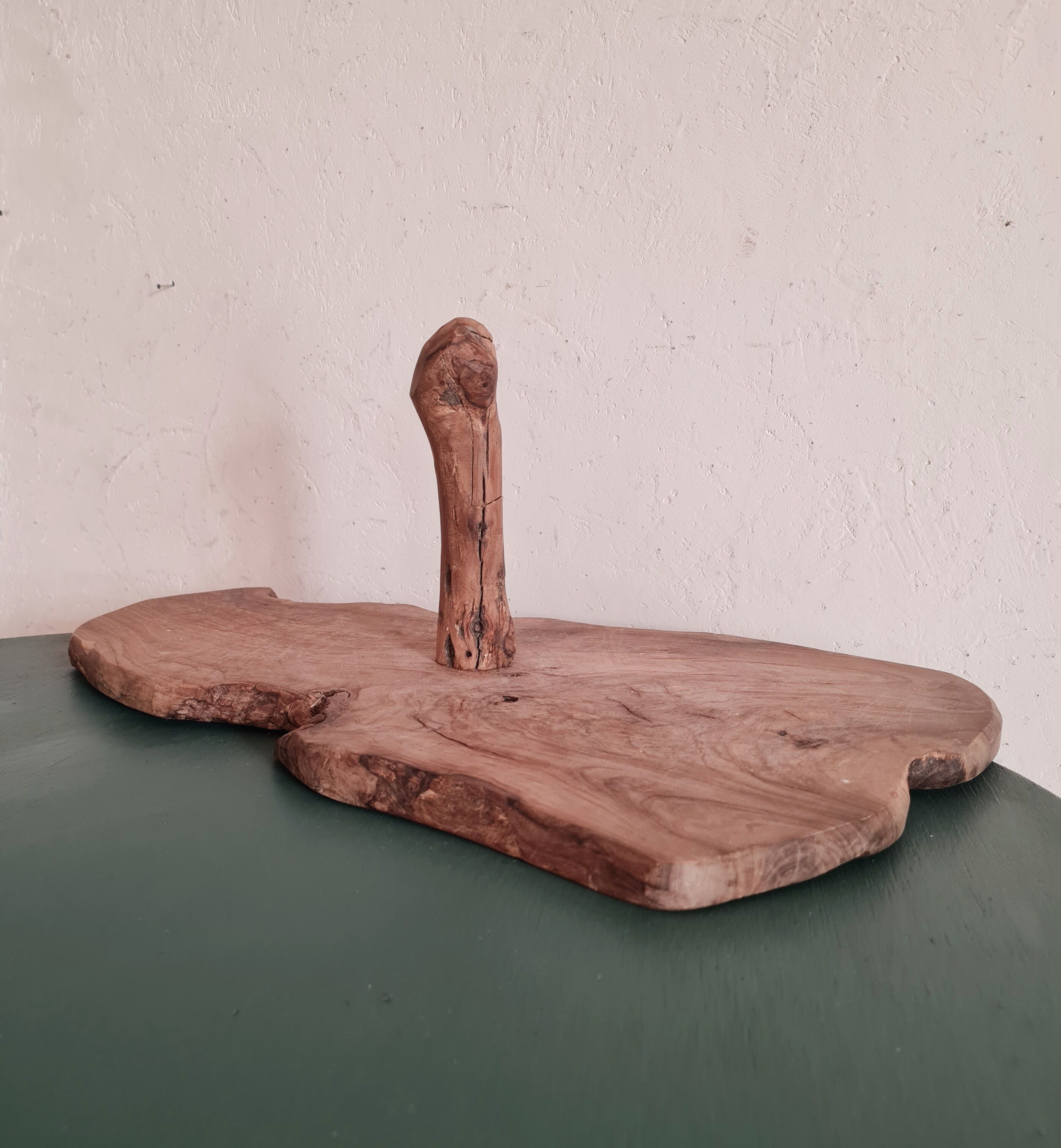 Brutalist wooden top