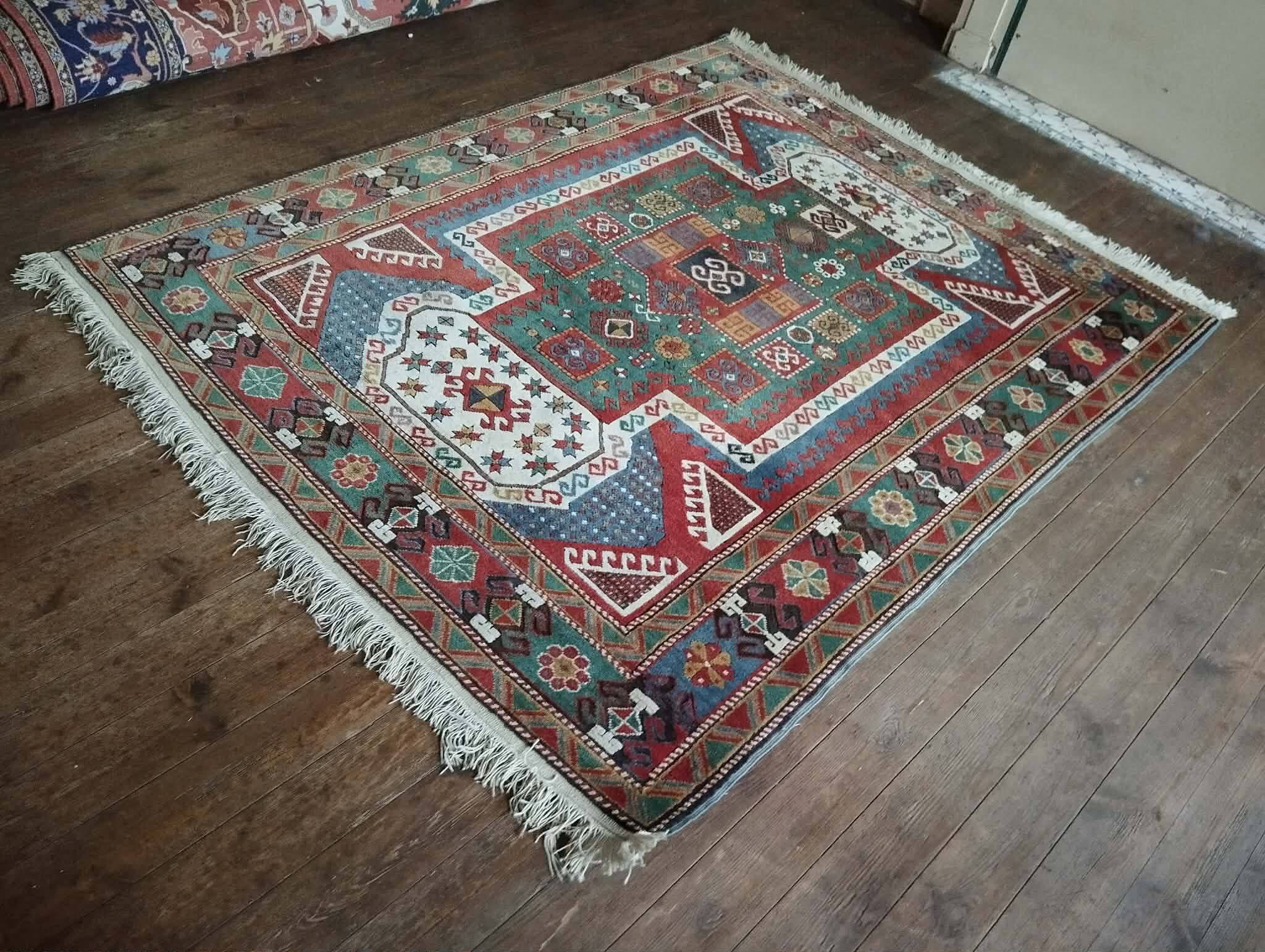 Handmade Caucasian Derbent rug 214x172cm