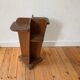 Side table / art deco harness in solid oak - c.1940
