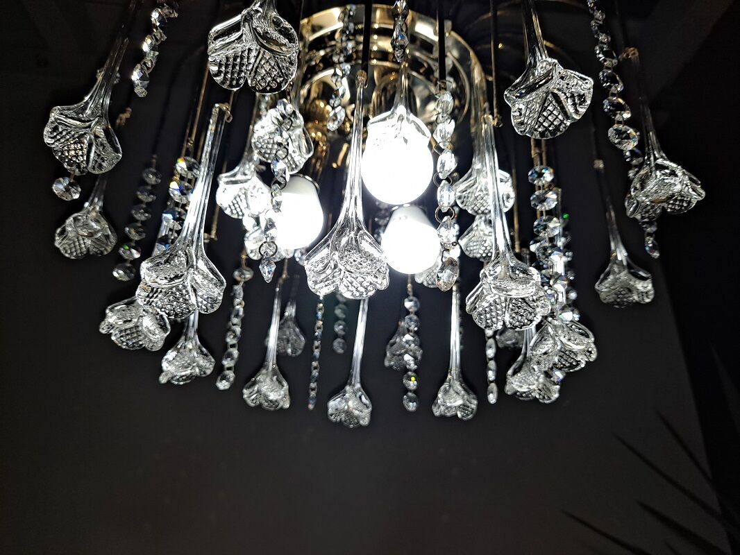 Vintage Murano Waterfall Chandelier