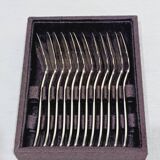 Christofle – 12 Silver-Plated Metal Sauce Spoons Dax Model