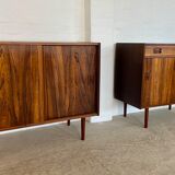 Vintage Danish buffets in rosewood from the 1960s.