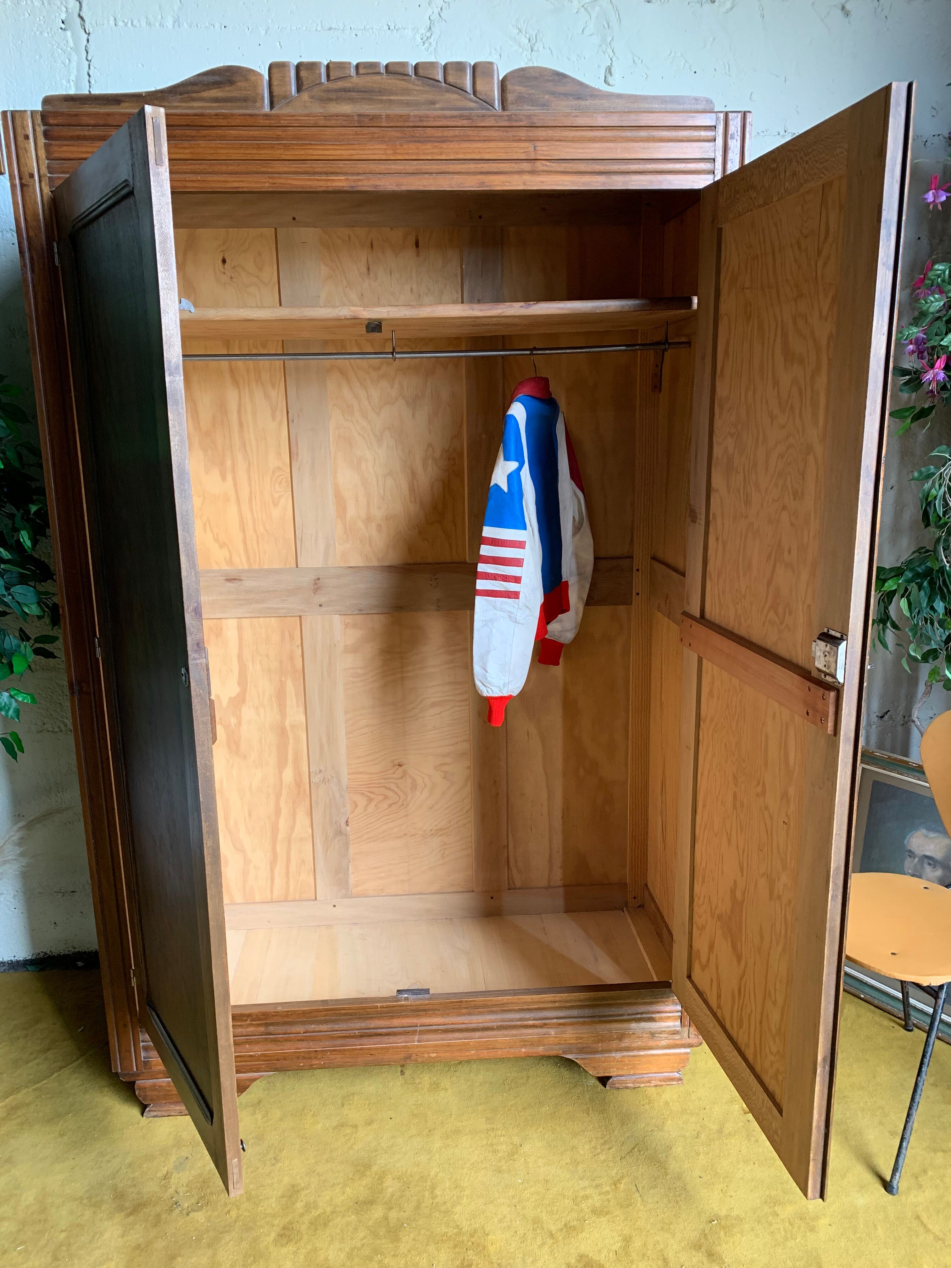 Art-deco wardrobe