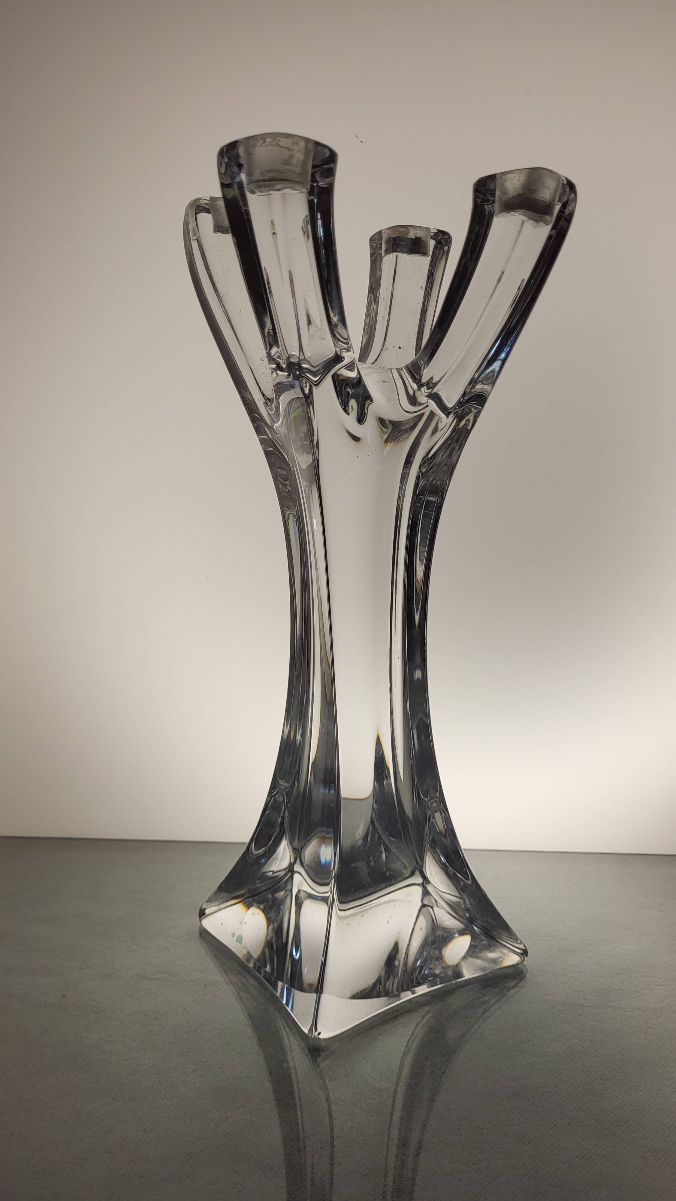 Crystal candle holder