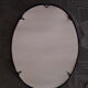 Enamelled cast-iron bath mirror, 40x50cm