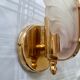 Pair of wall lamps glass sheet