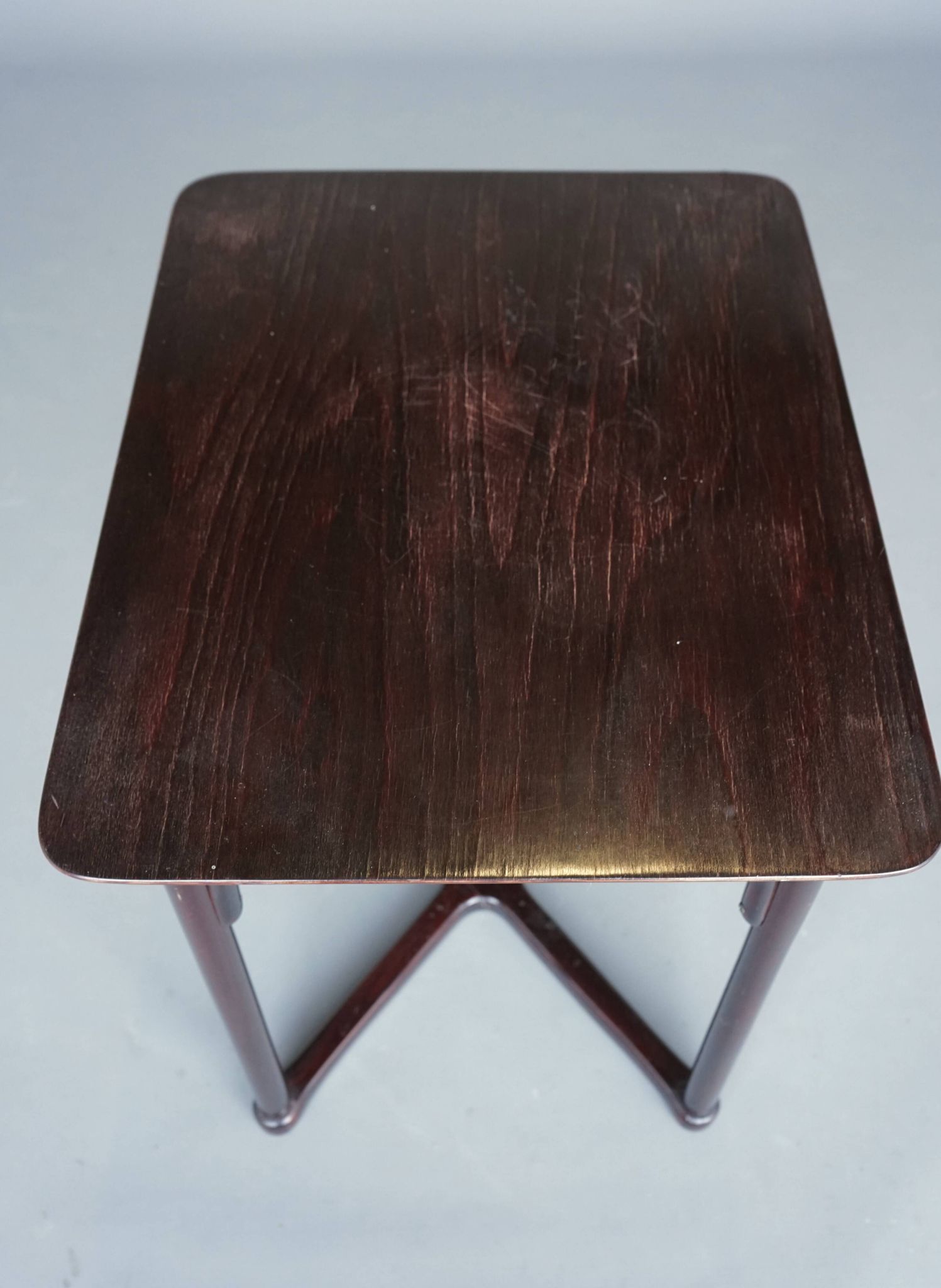 A small Art Nouveau side Table in beech by J&J Kohn, 1910