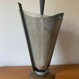 Porte parapluie 1950 tole perforée et laiton